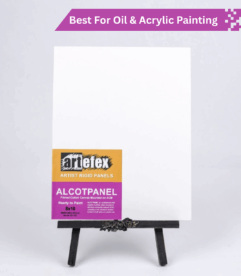 Artefex Alcotpanel, a lightweight, durable panel made for acrylic, oil, and mixed media art applications.