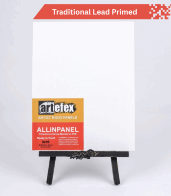 Artefex Allinpanel, a versatile, durable art panel made from high-quality materials, perfect for acrylic, oil, and mixed media painting.