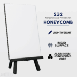 Artefex 532 Lead Primed Linen Honeycomb Panel – Durable art panel with aluminum honeycomb core and traditional lead-primed linen surface
