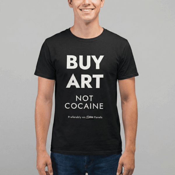 Buy Art Not Cocaine T-Shirt for Men - Artefex Art