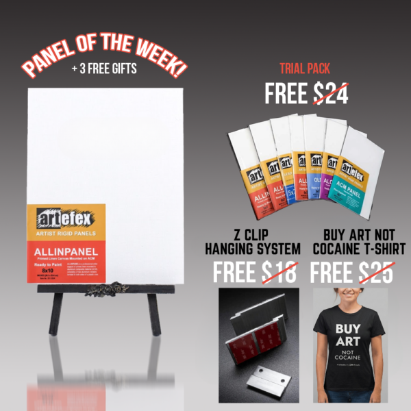 537 Fine -  Artefex Allinpanel Oil Primed Linen Art Panels  | 12x16" |  Gallery | Panel of The Week