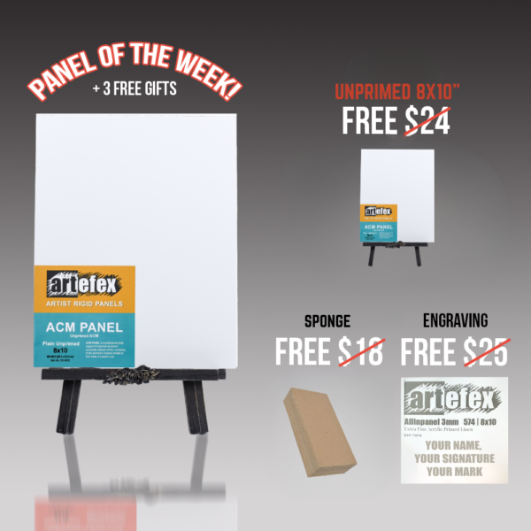 Unprimed ACM Panels  | 18x24" | 6mm | Panel of the Week