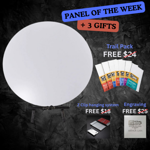 411 – Circular Panels / Rounded Panels | 3MM | 12″ | Panel of The Week